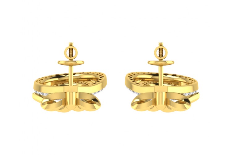 Iriana Diamond Earrings in Gold